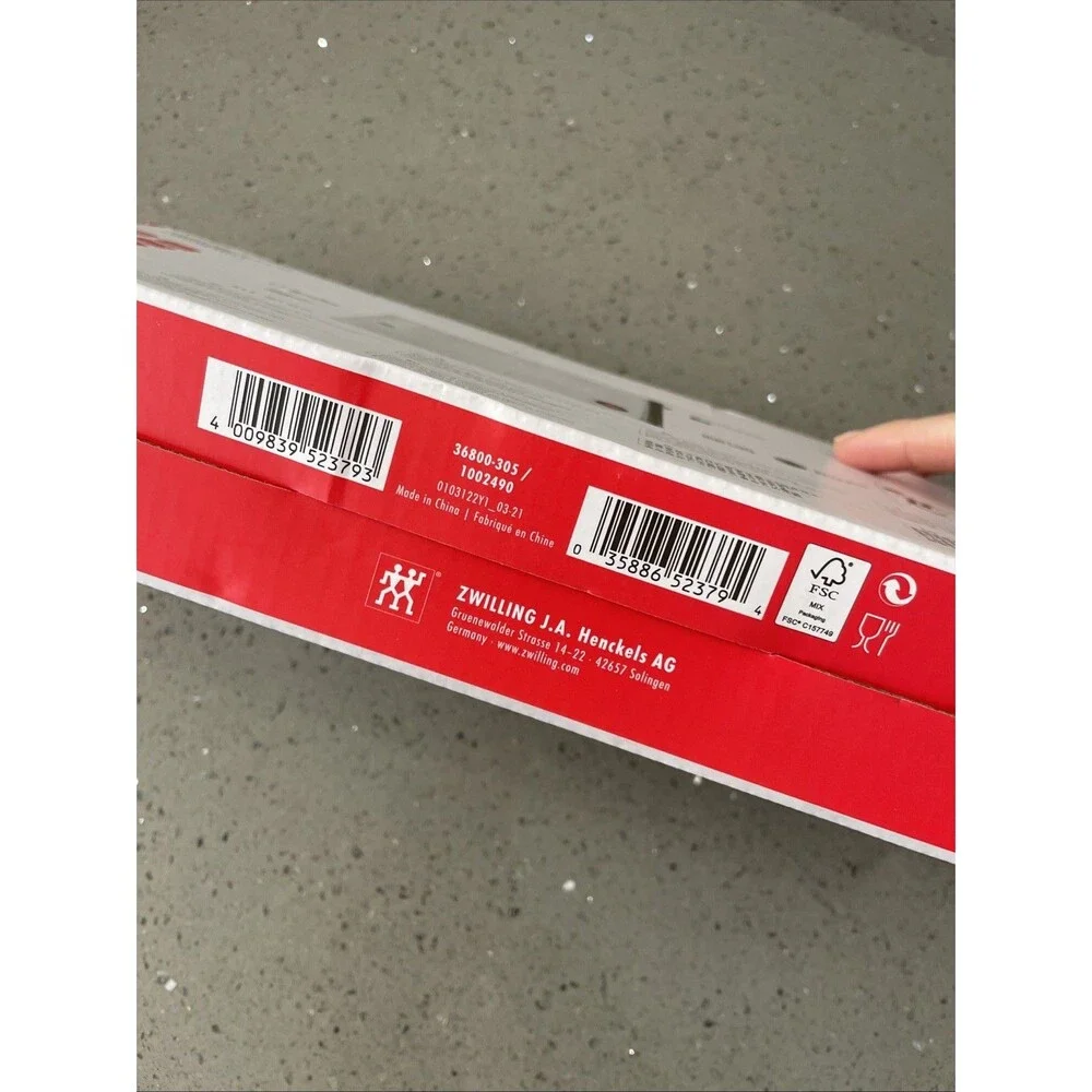 ZWILLING Fresh & Save Set 3-pc Vacuum Sealer Bag for Food, 2 1/4 Gallon UNOPENED
